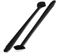 Impresa Lot de 2 spatules en silicone pour mixeur Vitamix et plus encore - Donne une portée facile - Spatule en pot pour éviter les déchets alimentaires - Spatule Impresa à long manche pour bol de