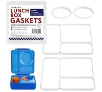 IMPRESA Lot de 4 joints de rechange pour boîte à bento Omiebox pour enfants - Joint en silicone de qualité alimentaire pour accessoires Omiebox et récipient alimentaire isotherme - Boîte à bento pour