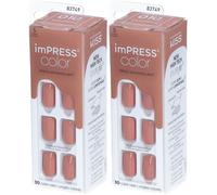 ImPRESS Color Press-on Manicure Faux-Ongles colorés 010 Sandbox Autre 2x1 pc(s)