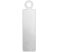 Impressart Lot de 20 barres rectangulaires en aluminium 16 x 5 mm