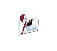 ImpressBIND - 14 mm - A4 (210 x 297 mm) - 140 feuilles - bordeaux avec couverture avant transparente - couverture souple