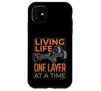 Impression 3D Amusante « Living Life One Layer At A Time » Coque pour iPhone 11