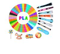 Impression 3D créative, recharges de filament aux couleurs vives pour stylos 3D, large compatibilité avec les principaux stylos 3D, filament