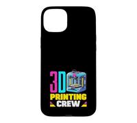 Impression 3D Crew Maker Space School Robotics Team Coque pour iPhone 15 Plus