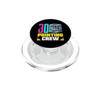 Impression 3D Crew Maker Space School Robotics Team PopSockets PopGrip pour MagSafe
