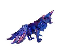 Impression 3D flexible - Couleur irisée - Jouet souple imprimé en 3D, article sensoriel pour soulager le stress du bricolage, sculpture animale articulée / Posable Fidget Surprise GAD