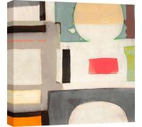 Impression abstraite sur toile - Leonardo Bacci, Foin de Pâques II - 90x90 cm