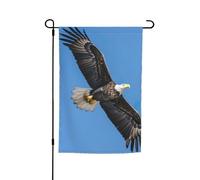 Impression aigle à tête blanche 30,5 x 45,7 cm pour porche toutes saisons pour extérieur, décoration de cour, patio, décoration de cour