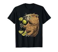 Impression animal Capybara - Motif animaux sauvages - Amoureux de citron vert T-Shirt