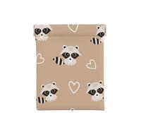 Impression Animale Mignonne de Raton Laveur, Sac de Rangement pour Femmes, Portefeuille supérieur à Presser, Petit Porte-Monnaie, Pochette de Changement