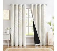 Impression Aquarelle Feuilles Palmier Lot De 2 Rideaux Occultants, Style Simple Et Frais Rideau Thermique Isolant Anti Froid, 140 X 240 Cm, Rideaux Occultant Avec Œillets Rideau Fenetre