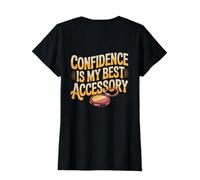 Impression arrière Amusante « Confidence is My Accessory » T-Shirt