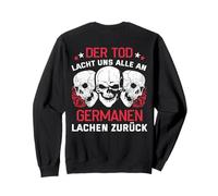 Impression arrière La Mort Nous Rire Tous Les Allemands Sweatshirt