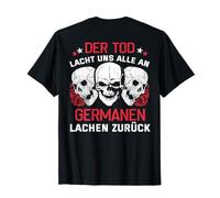 Impression arrière La Mort Nous Rire Tous Les Allemands T-Shirt
