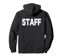 Impression arrière - Texte Graphique du Personnel Sweat à Capuche