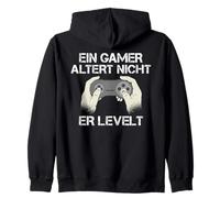 Impression arrière Un Joueur ne vieillit Pas, il Niveau Sweat à Capuche
