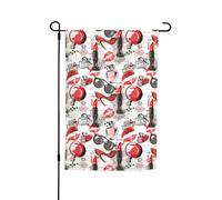Impression artistique cosmétique rouge à lèvres parfum 30,5 x 45,7 cm drapeau de jardin toutes saisons décoration extérieure pour cour, patio, porche et pelouse drapeau
