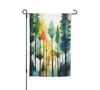 Impression artistique d'arbre pour toutes les occasions, jardin, toutes saisons, drapeau extérieur, décoration de cour pour patios, drapeaux