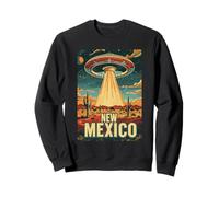 Impression Artistique UFO Cactus Desert du Nouveau-Mexique Sweatshirt