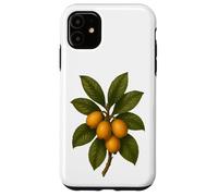 Impression Artistique Vintage Botanical Loquat Nature Fruit Coque pour iPhone 11