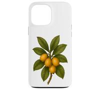 Impression Artistique Vintage Botanical Loquat Nature Fruit Coque pour iPhone 13 Pro Max