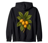 Impression Artistique Vintage Botanical Loquat Nature Fruit Sweat à Capuche