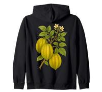 Impression Artistique Vintage Botanical Starfruit Nature Sweat à Capuche