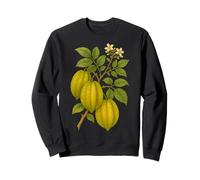Impression Artistique Vintage Botanical Starfruit Nature Sweatshirt