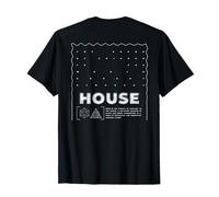 Impression au Dos : Chicago House Music History Retro Rave T-Shirt