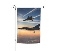 Impression avions de chasse pour jardin, cour, vacances, fête, mariage, extérieur, maison, porche, ferme, drapeau saisonnier extérieur