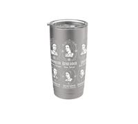 Impression blanche du destin des épouses d'Henri VIII Gobelet isotherme en acier inoxydable double paroi