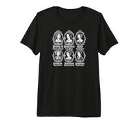 Impression Blanche du Destin des épouses d'Henri VIII T-Shirt Haut de Gamme