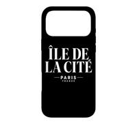 Impression Blanche Île de la Cité Paris France Coque pour iPhone 17 Pro Max