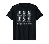 Impression Blanche Wives of King Henry VIII Line Art T-Shirt