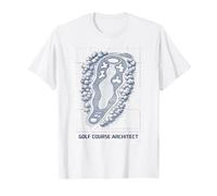 Impression Bleue d'architecte de Terrain de Golf - Cadeau Amusant pour Homme de golfeurs T-Shirt