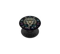 Impression Blizzard léopard des neiges Robuste PopSockets PopGrip Adhésif