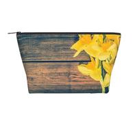 Impression Bouquet De Jonquilles, Trousse de Toilette Trousse de Maquillage Sac à cosmétiques Trousse de Toilette de Voyage Portable