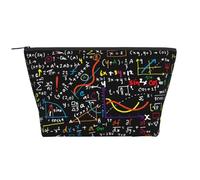 Impression colorée de Formule mathématique, Trousse de Toilette Trousse de Maquillage Sac à cosmétiques Trousse de Toilette de Voyage Portable