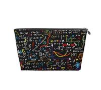 Impression colorée de Formule mathématique, Trousse de Toilette Trousse de Maquillage Sac à cosmétiques Trousse de Toilette de Voyage Portable