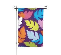 Impression colorée de mauvaises herbes - 30,5 x 45,7 cm - Pour porche - Toutes saisons - Drapeaux d'extérieur - Décoration de cour