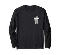 Impression croisée « I Can Do All Things Through Christ » Manche Longue