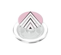 Impression d’Art Graphique Abstrait Dusty Pink poussiéreux PopSockets PopGrip pour MagSafe
