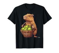 Impression d'animaux sauvages Capybara Lime Lover T-Shirt
