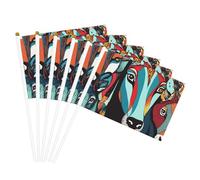 Impression d'art abstrait, mât de drapeau portable, drapeaux de décoration, événements polyvalents, activités de groupe