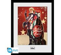Impression d'art Fallout avec cadre : Nuka Cola (40 x 30 cm)