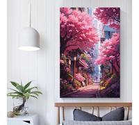 Impression d'art Marcher dans la solitude Chambre Décoration murale Peinture Moderne Chambre Cuisine Impressions sur toile Photo Toile Art mural Cadeaux Femmes Hommes 20x30 pouces (50x75 cm)