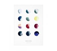 Impression d'art Moon Phases 30x40cm WxH 30x40cm
