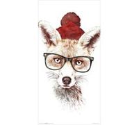 Impression d'art Robert Farkas Hipster Fox 61 x 30.5cm G