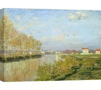 Impression d'art sur toile - Claude Monet, La Seine à Argenteuil - 70x50 cm
