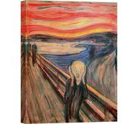 Impression d'art sur toile - Edvard Munch, Le Cri - 80x60 cm